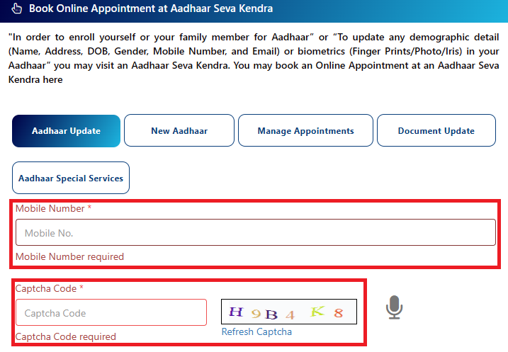 Reschedule Appointment