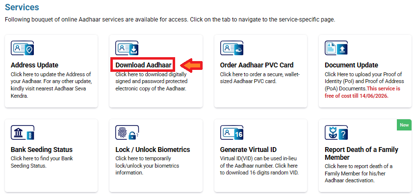 Download Masked Aadhaar